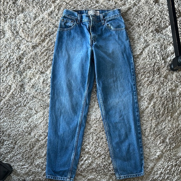 Levi's Denim - Levis High-Rise Straight Leg Jeans in Medium Blue